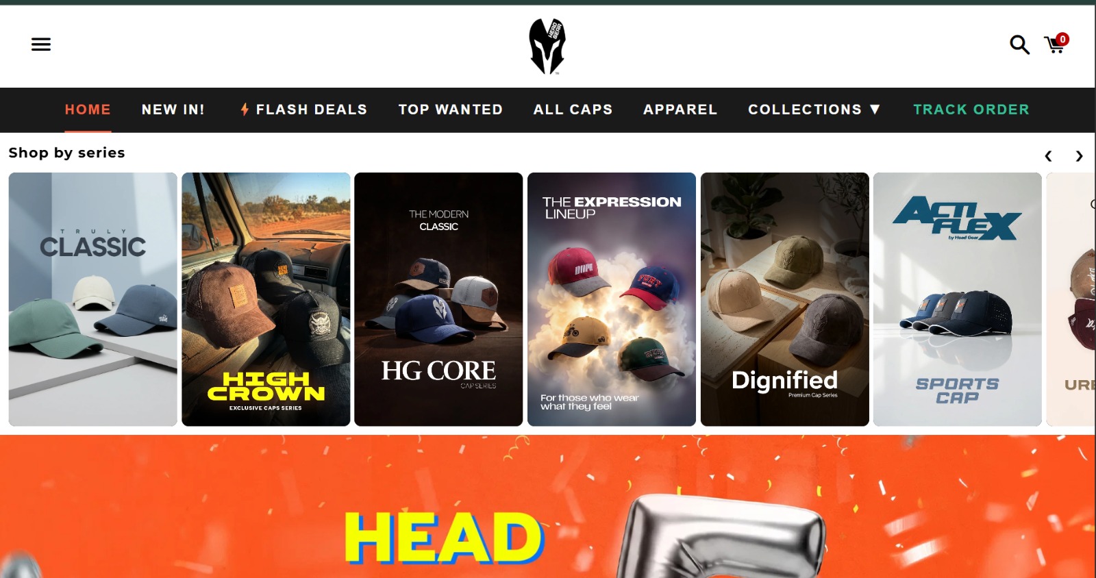 Head Gear storefront