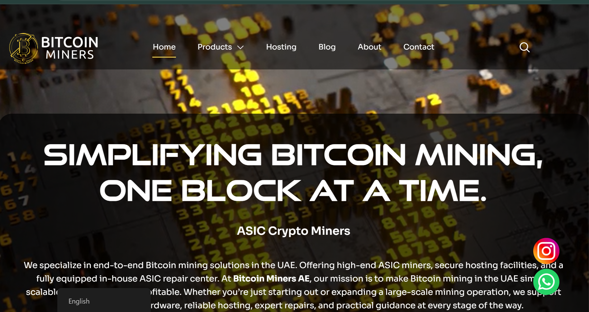 Bitcoin Miners website