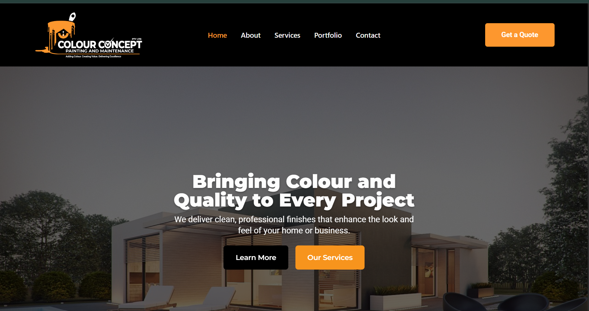 Colour Concept website